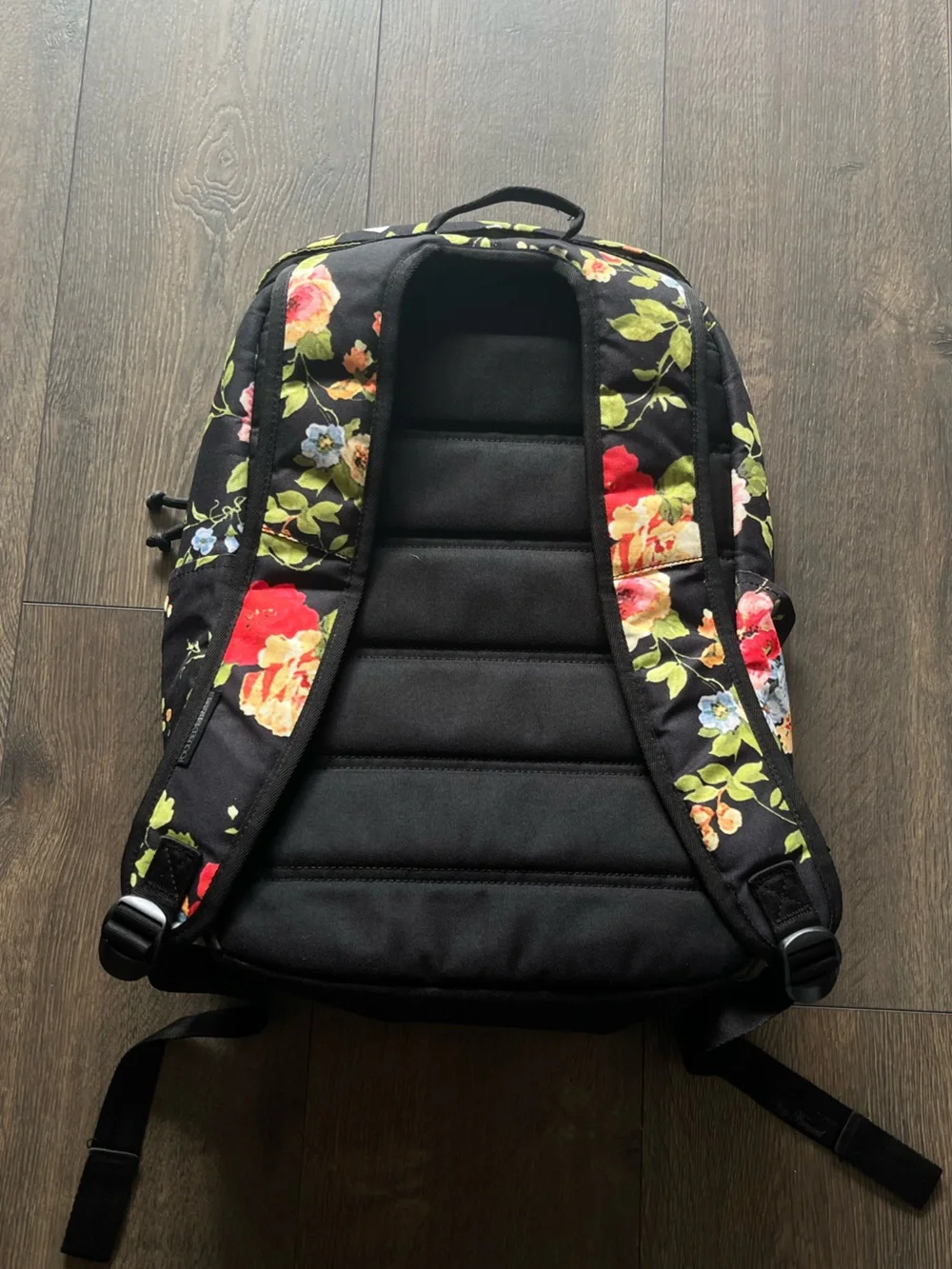 Focused Space Tropical Floral Print Backpack